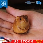 Cliff Cypress Wood Carved Figurine Home Desktop Decoration Statue Animal Toy New