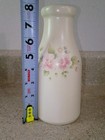 Vtg Pfaltzgraff Ceramic Bud Vase Tea Rose Milk Bottle