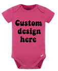 Diy Baby Onesie Fully Custom Message Your Photo  Logo  Or Phrase