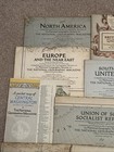 Lot Of 62 National Geographic Maps  mainly From 1940   s - 1960   s 