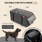 Center Console Dog Car Seat For Small Dogs  Portable Pet Booster Seat