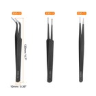 3pcs Precision Tweezers Set Esd-11 13 15 Anti-static Craft Tweezers Kit
