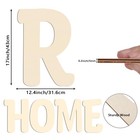 17 Inch Large Wooden Letters  Big Wooden Alphabet Letters For Wall Decor Pain   