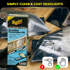 Meguiar s Two Step Headlight Restoration Kit  Headlight Cleaner Restores Clear C