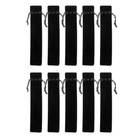 10pcs Velvet Pen Pouch Sleeve Holder Single Pen Bag Case Pencil Bag Square Hc