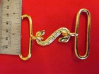 Reproduction British Army Infantry Belt Swan Head Snake Buckle For 2 Inch Belts