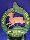 John Deere Tractors Cast Iron Sign Moline Ill 1847 Signage Art Vintage