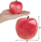 Fake Fruit Artificial Apples  Set Of 12 Decorative Fruit Lifelike Faux Apples Re