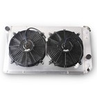 Ohob-cool 3 Row Full Aluminum Radiator With Fan For 1984-1990 Chevy Corvette    