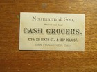 Neuman   Son  Cash Grocers  San Francisco- Electric Soap