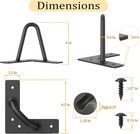 4  Hairpin Table Legs  Set Of 4 Metal Furniture Legs With Floor Protectors For N