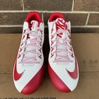 Nike Alpha Pro 2 Td Promo Football Cleats White Red Men   s Size 10 5 719930-166