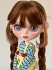 Ooak Custom Handmade Blythe Doll Clothes Wig Hair 1 6 Bjd Doll Full Set Toy Gift