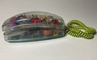 Vintage Unisonic 6900 1980 s Clear See Through Push Button Phone