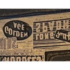 Vintage Letterpress Printing Block Cut Stamp Copper Wood Golden Ace Pasta Ads