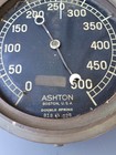Ashton Valve Company Industrial Pressure Gauge Train  Naval Cast Iron 500