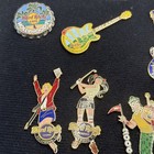 Lot Of 19 Different Hard Rock Cafe Pins Guitars Hollywood Florida Skulls Golf