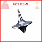 Rienar Accurate Spinning Top  Vintage Totem Zinc Alloy Silver Toy Gift