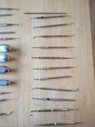 Large Vintage Lot Of 48 Dental Tools Instruments Various Uses And Brands
