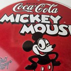 Vintage Coca Cola Sign - Refreshing Soda Mickey Mouse Gas Porcelain Disney Sign