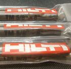 3 Ea - Hilti Smooth Shank Carbide Hammer Drill Bit 5 8  X 8   62898