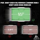 6 6ft Hard Tri-fold Tonneau Cover Truck Bed For 07-25 Silverado sierra 1500