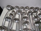 Lot Of 36 Soup Ladles Stainless Steel Mostly 4oz Kitchen Utensil Spoon Scoop