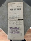 Antique Vintage Lot Of 6 Warranty Deed  Deed Trust  Bond  Tax Bill 1900   s Paper