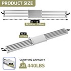 8-13ft Aluminum Telescoping Scaffold Plank 440lb Capacity Non-slip Work Platform