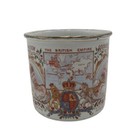 British Empire Metal Enamel Coronation 1902 Mug King Edward Vii Queen Alexandra