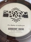 Vintage Sudberry House 13 5  Wooden Serving Plate Needlework Display Frame Nob
