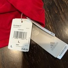Adidas Quickset Y Boys Jersey T-shirt Size L Red white V-neck Short Sleeve