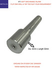 Soft Blank End Arbor 3mt Morse Taper Mt3 Flat Type 32mm X 32mm Lathe Mill Drill