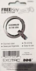 Exotac Pull On Freekey System Includes Three Steel Small Accessory Rings  Silver