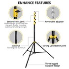 Flashpoint Pro Air-cushioned Heavy-duty Light Stand  yellow  13    fp-s-13-yl-v2