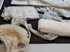 Large Lot Of Vintage Lace Trim  Edging  Sewing  Crafting  Dolls  5 -3 Inches 