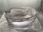 French Sevres Crystal Ashtray Elegant Heavy Glass Cigar Holder
