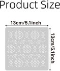 32 Pcs Sashiko Stencil Kit - Geometric Embroidery Templates For Quilting