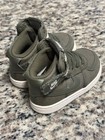 Nike Jordan 1 Mid Toddler Size 7c Olive Green Canvas High Top Sneakers Shoes