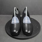 Trotters Shoes Womens Size 10 5 Black Leather Low Block Heel Pumps Comfort Dress