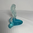 Mythical Mermaid Statue figurine Sitting With Flowing Hair Nautical Decor