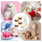 20 Set Doll Joints Fibreboard Discs Movable For Soft Toys Crafts Bears 10mm