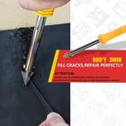 Plastic Welder  2 In 1 Plastic Welding Kit  1000pcs Hot Stapler Plastic Repai   