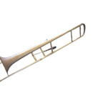 Vintage Gisborne Birmingham Brass Trombone Antique Slide Horn Maker To Hm Forces