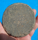 Authentic Indian Artifact 3-3 8  Biscuit Discoidal Game Stone Colorado Arrowhead