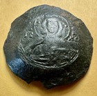 Anonymous Billon Aspron Trachy  Byzantine Era  Christ Standing 