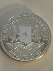 Somali Elephant 1 Troy Oz  9999 Silver Coin 2022 Africa Wildlife 100 Schillings