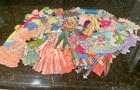 Lot Of Vintage Paper Dolls 24 Dolls 170 Plus Clothes And Accessories   As Is 