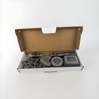 7pc Vintage Nordic Ware Deluxe Rosette   Timbale Set Ursula Iron Original Box