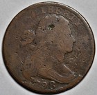 1798 Draped Bust Large Cent - 1st Hair Style - Us 1c Copper Coin